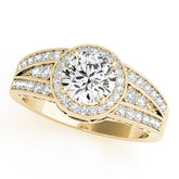 Engagement Rings Halo Round - TN84059